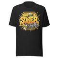 Bee Sober Together Tee in Black Heather, front view